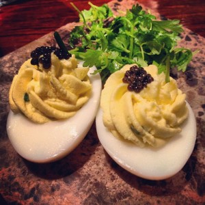 These deviled eggs proved less really is more.